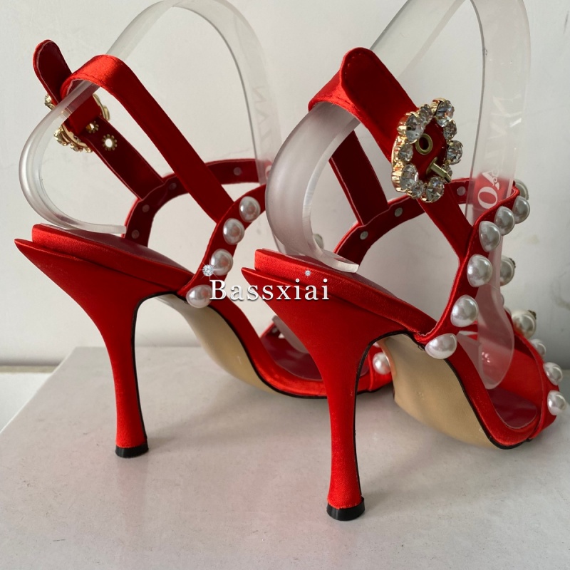 İnci Boncuk Dekorlu T-Bantlı S - Sandal Strappy Heeled incelemesi ve fiyatı