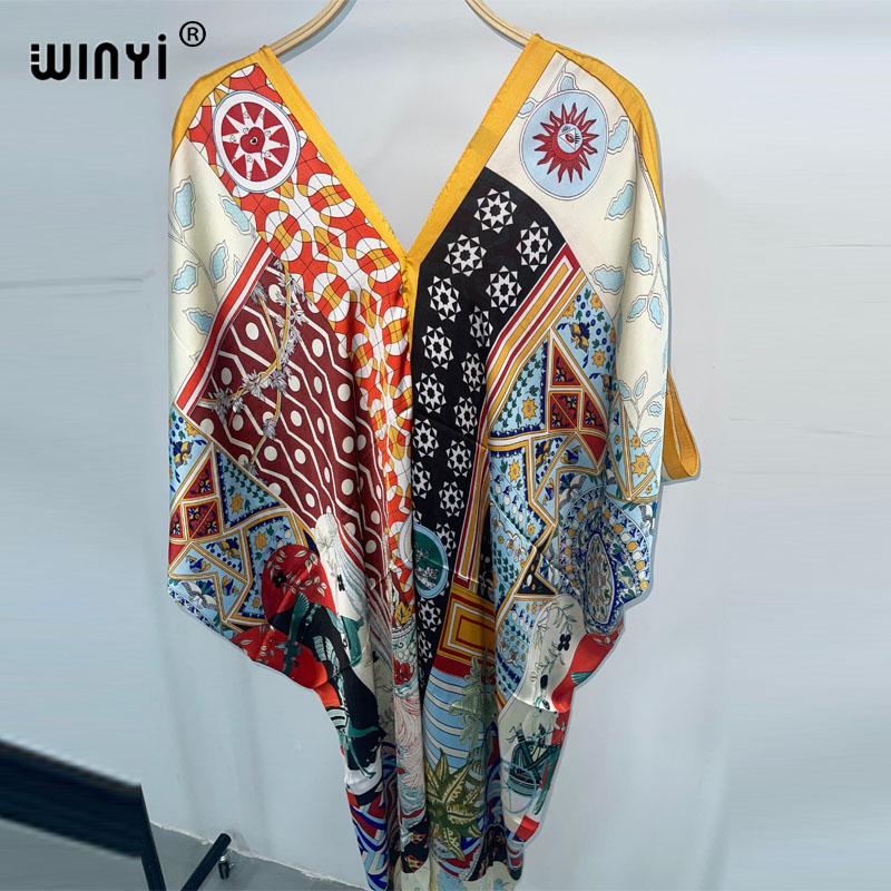 WINYI 2023 yeni Bohemian moda  - Cover Up Kaftan incelemesi ve fiyatı
