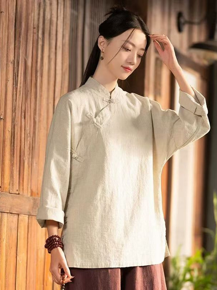 Yeni Çin Tarzı Bol Uzun Kollu  - Linen Pant Wide incelemesi ve fiyatı