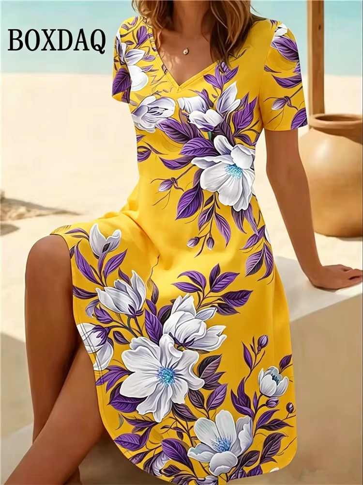 6XL Artı Boyutu Kadın Elbisele - Romper Floral Print incelemesi ve fiyatı