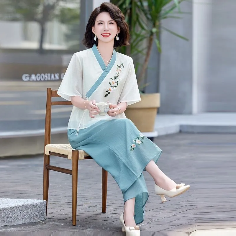 Kadınlar İçin Yeni Çin Tarzı K - Linen Pant Wide incelemesi ve fiyatı