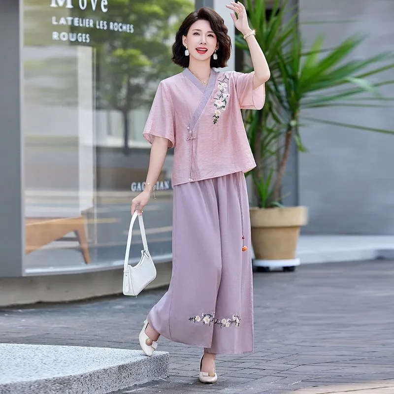 Kadınlar İçin Yeni Çin Tarzı K - Linen Pant Wide incelemesi ve fiyatı