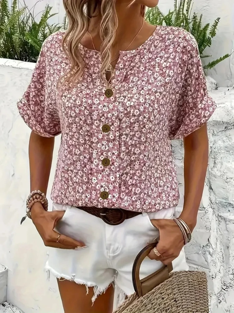 Artı Boyutu kadın Gömlek 2023  - Romper Floral Print incelemesi ve fiyatı