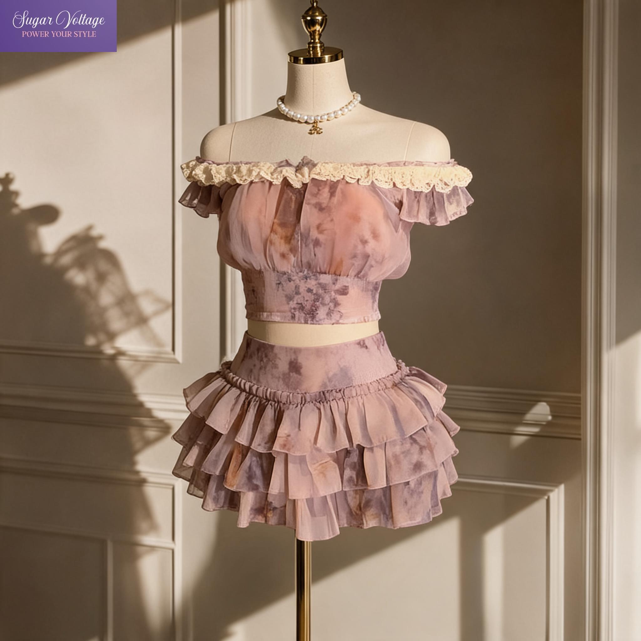 Fransız Tatlı Coquette Tarzı O - Romper Floral Print incelemesi ve fiyatı